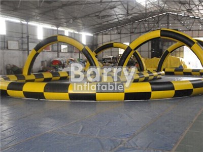 Inflatable Zorb Ball Race Track/Go Kart Racing Track For Sporting Events  BY-IG-053